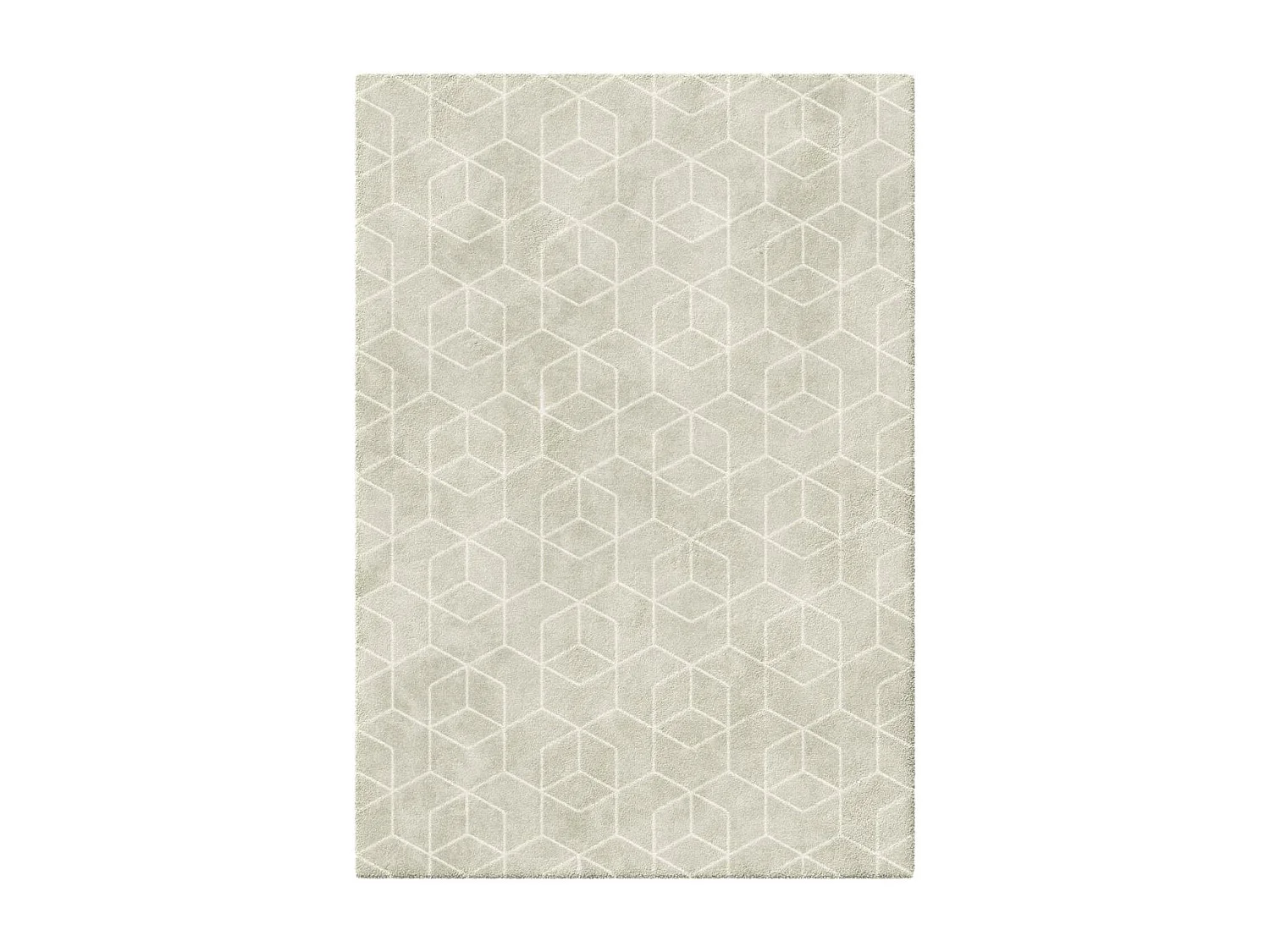tapis grand salon 200x290 tissé gris et crème rectangle motif abstrait LUCEN 8