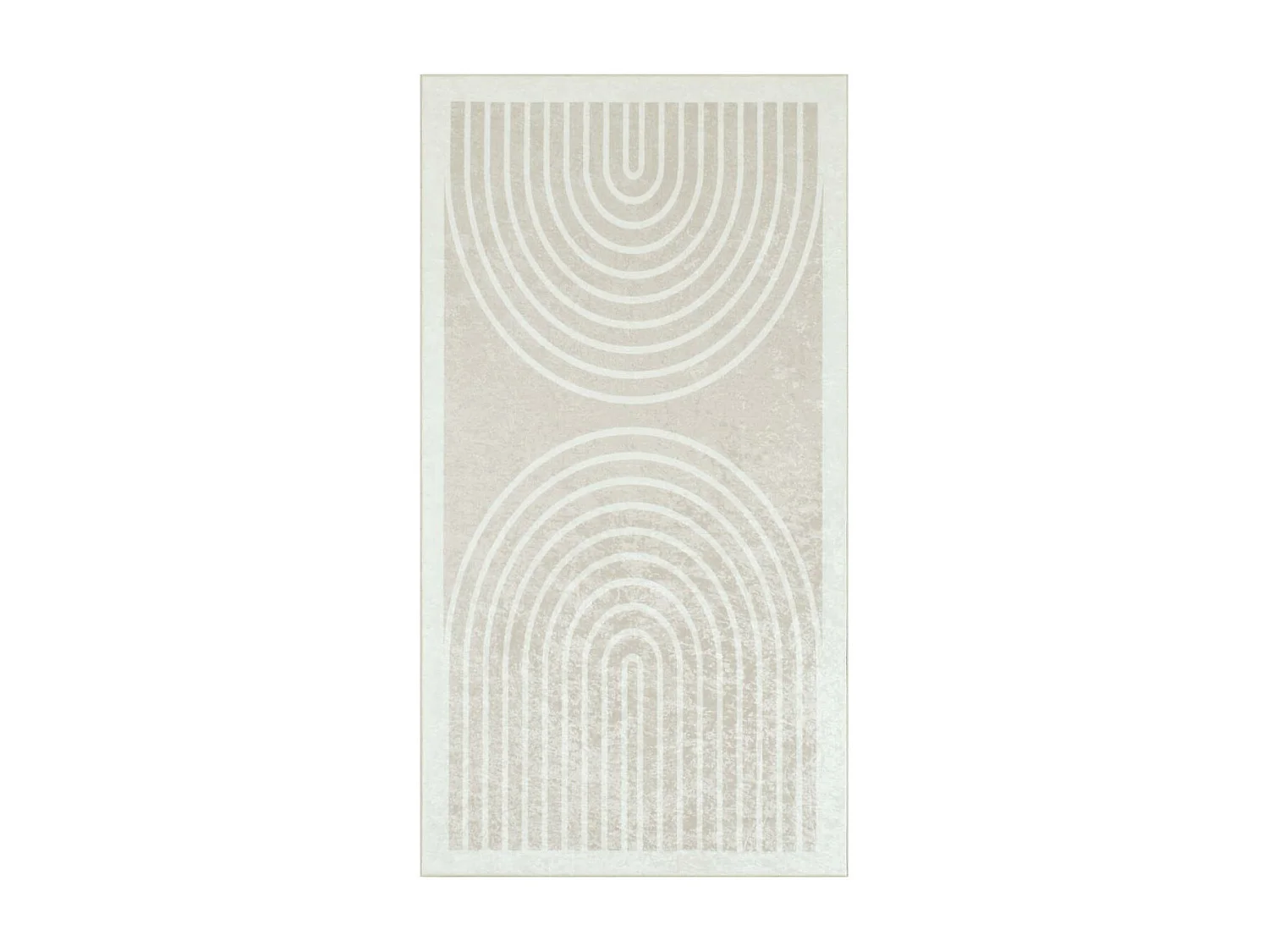 tapis salle à manger 160x230 tissé beige rectangle motif géométrique GUTOPIA