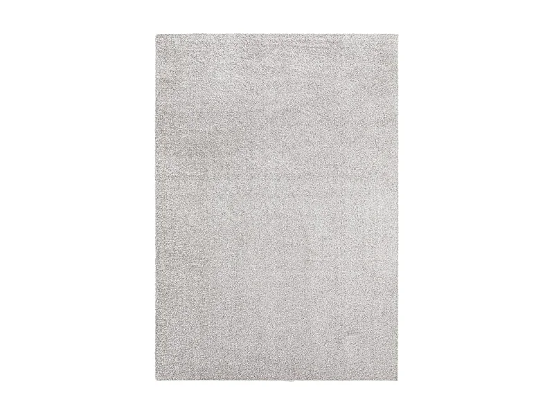 tapis chambre 80x150 tissé gris rectangle motif uni ALEGRIA