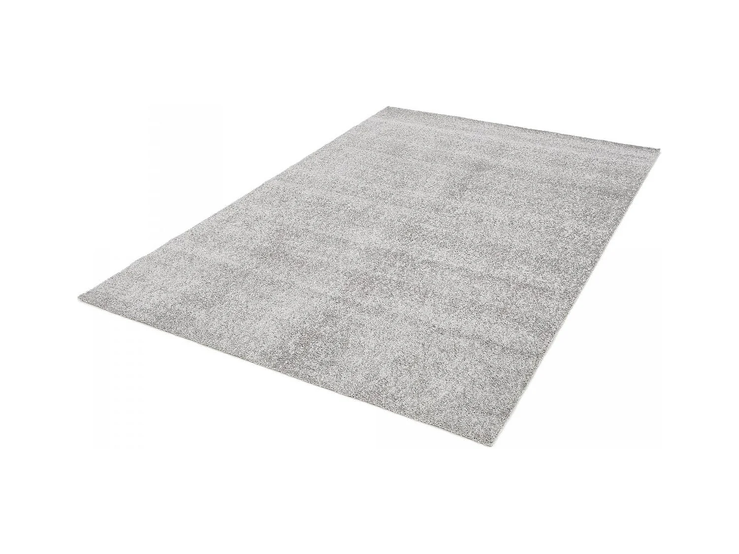 tapis salon 120x170 tissé gris rectangle motif uni ALEGRIA