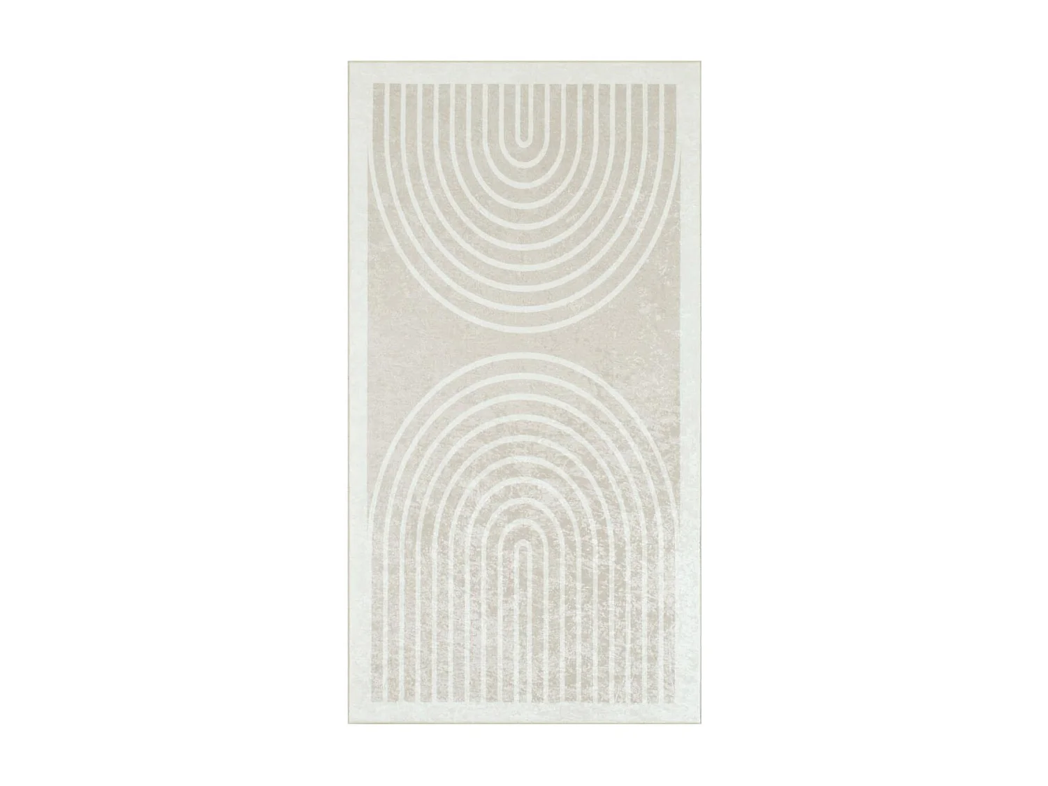 tapis salon 120x160 tissé beige rectangle motif géométrique GUTOPIA