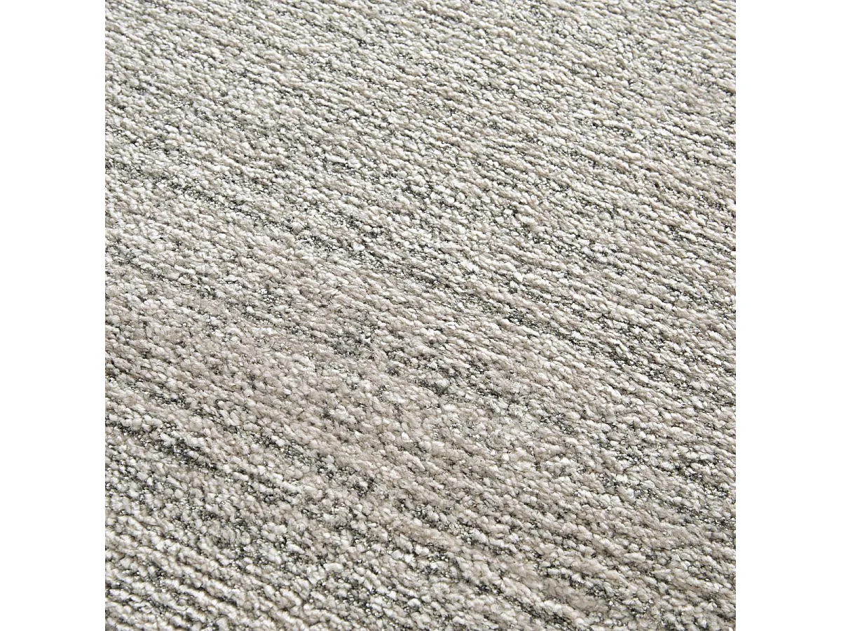 tapis grand salon 200x290 tissé beige rectangle motif faux uni GLACIA 1