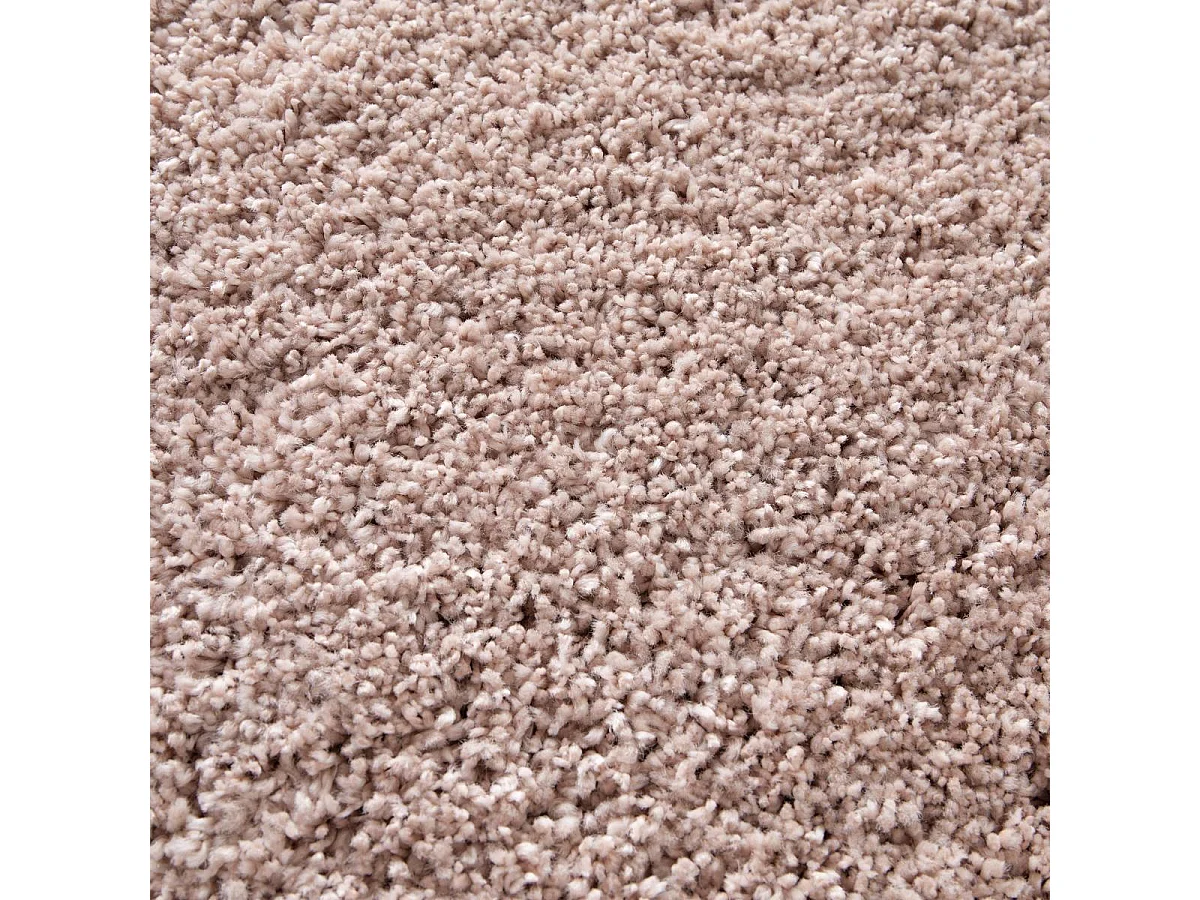 Tappeto Shaggy 160x230 rettangolo intrecciato rosa tinta unita FLEURAN