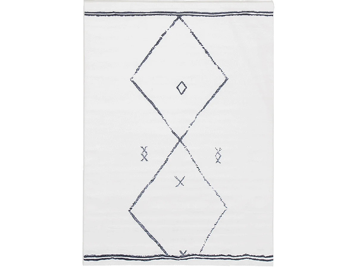 Tappeto per soggiorno e camera da letto tessuto modello berbero FLONTA 1