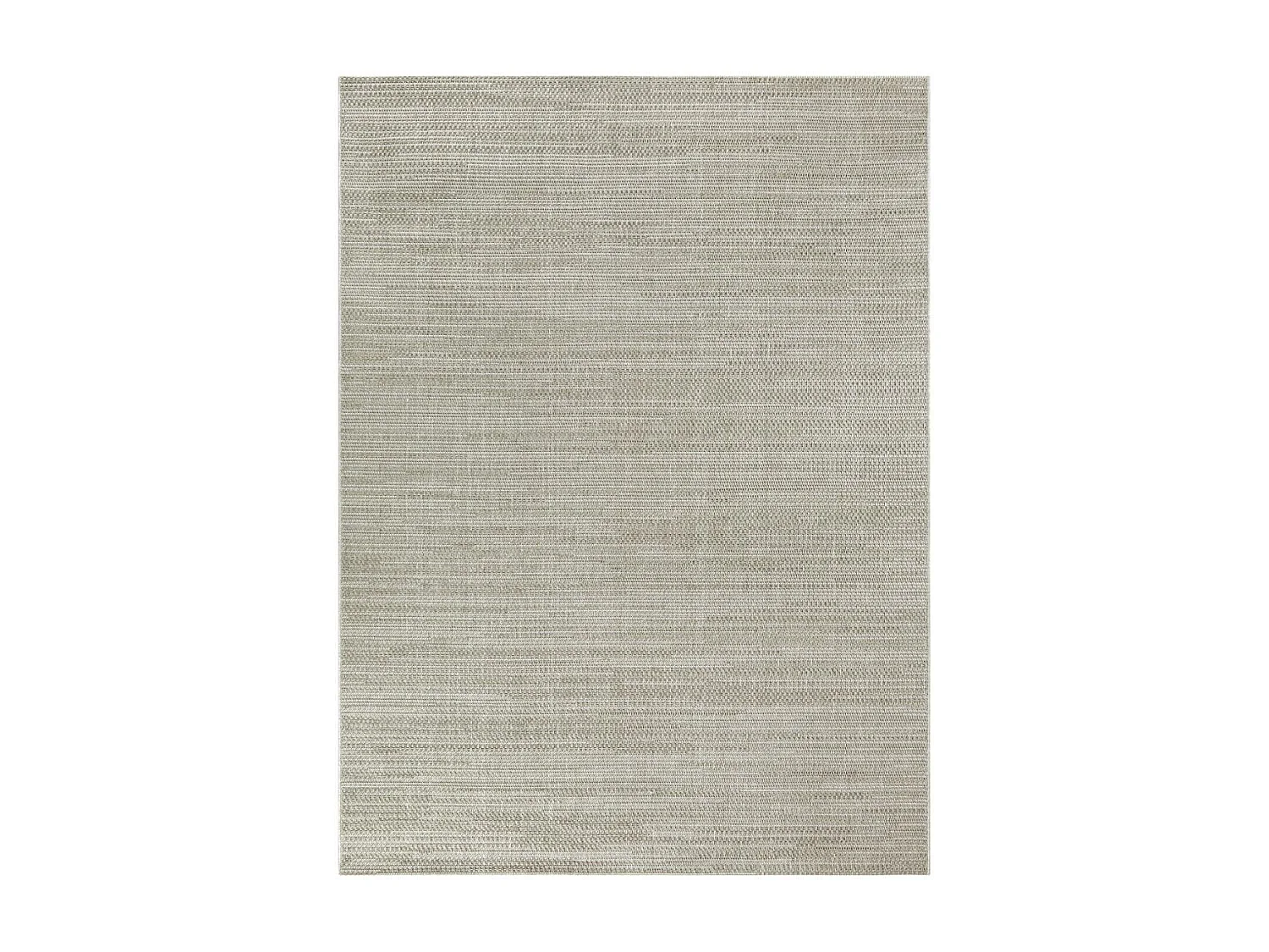 Tapis extérieur 160x225 tissé kilim gris BOTANI 3