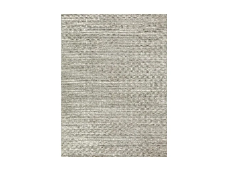 Tapis extérieur 160x225 tissé kilim gris BOTANI 3