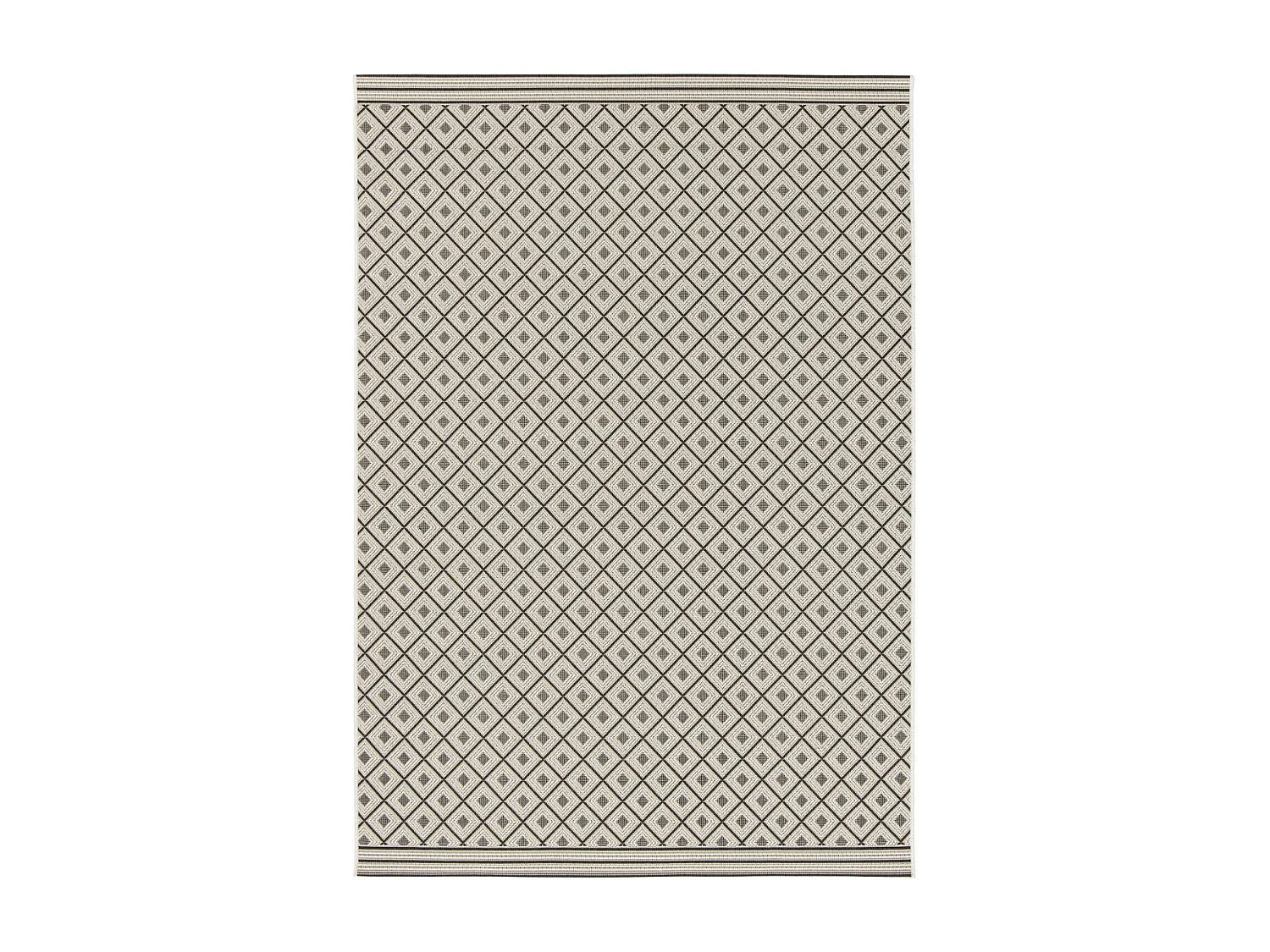 Tapis extérieur 160x230 tissé kilim beige MOONDOW
