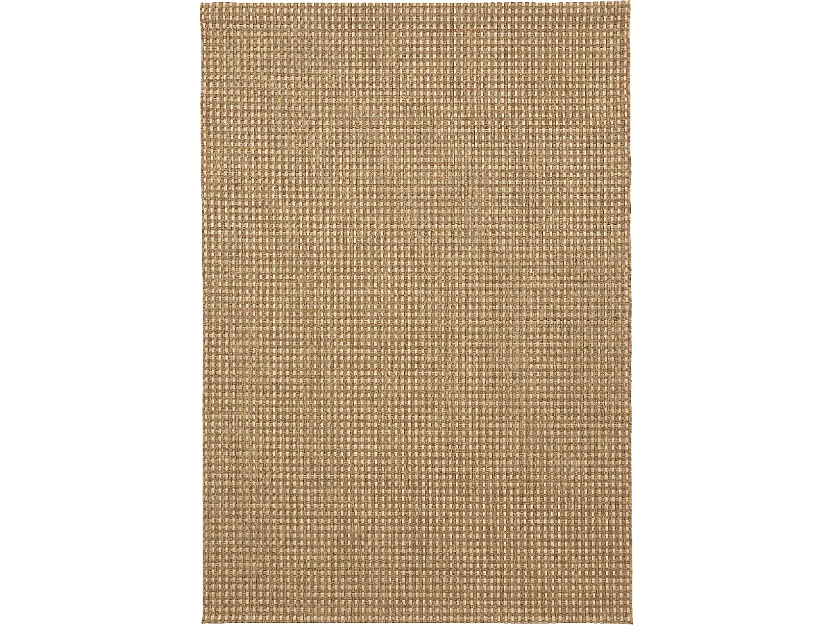 Tapis extérieur 80x200 tissé kilim marron et beige BOTANI 1