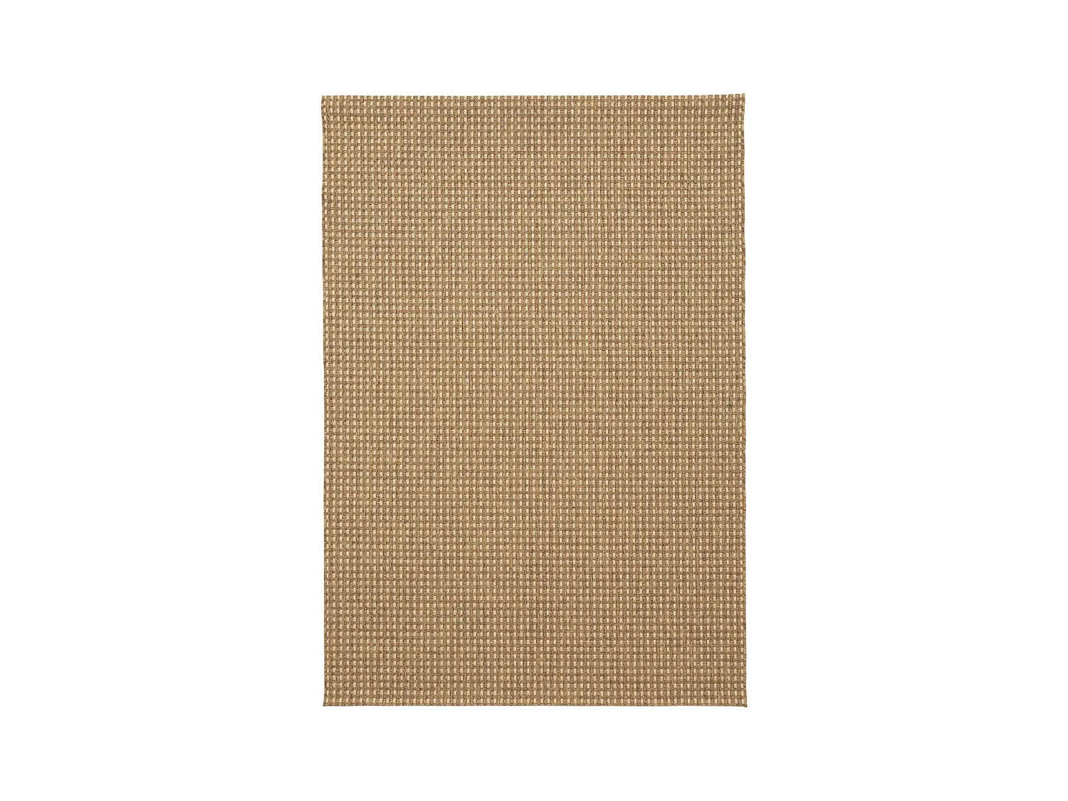 Tapis extérieur 80x200 tissé kilim marron et beige BOTANI 1