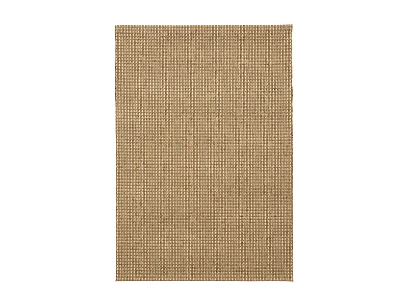 Tapis extérieur 80x200 tissé kilim marron et beige BOTANI 1