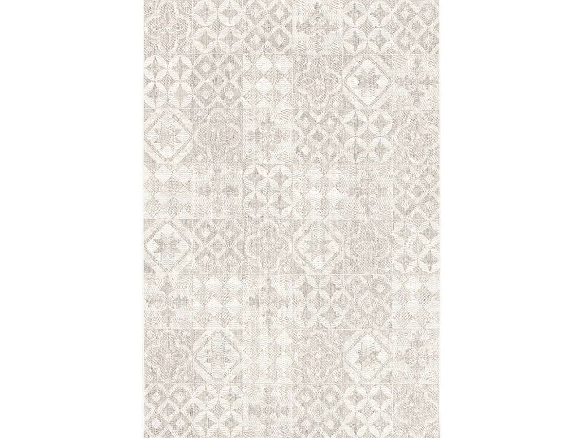 Tappeto kilim da esterno intrecciato rettangolare IRISA 3