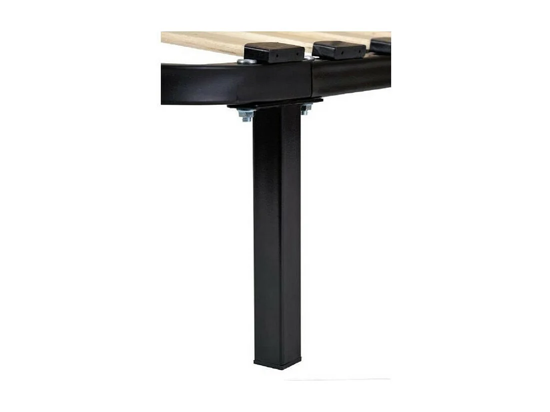 Sommier à lattes 90x190 cm sur pieds pour lit 1 place