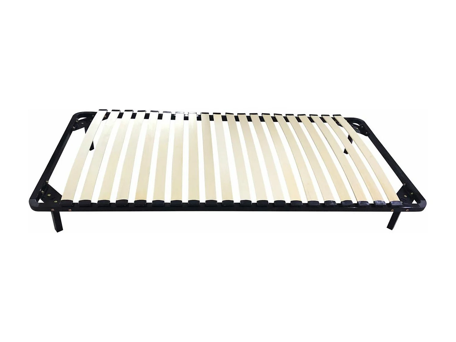 Sommier à lattes 90x190 cm sur pieds pour lit 1 place