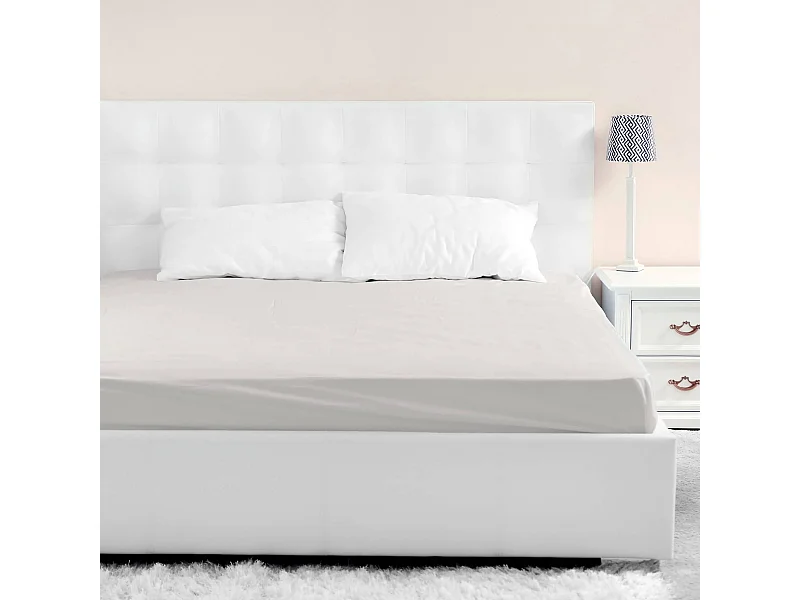 Drap housse jersey sable bonnet 40 cm 140x200