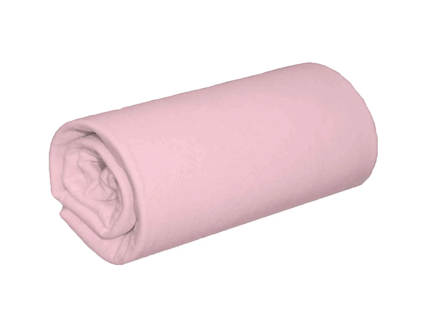 Drap housse rose thé bonnet 40 cm 90x200