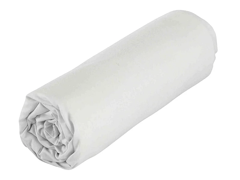 Drap housse bébé 100% coton bio 60x120 gris perle