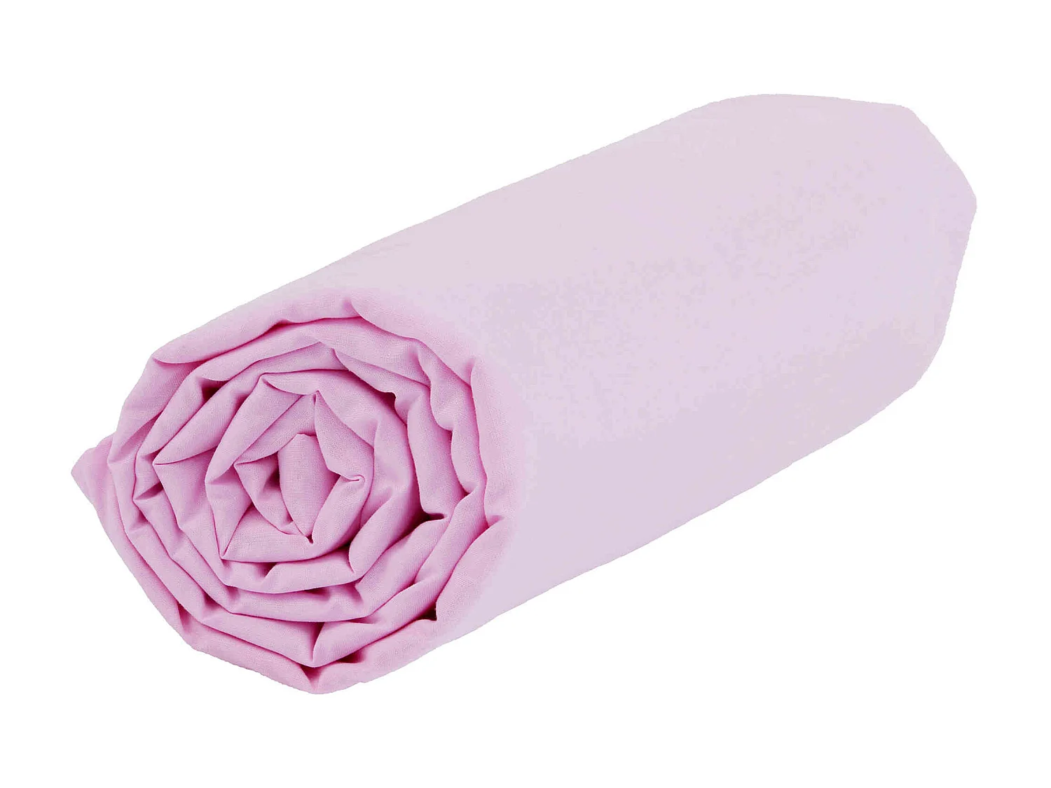 Drap housse bébé 100% coton bio 60x120 rose