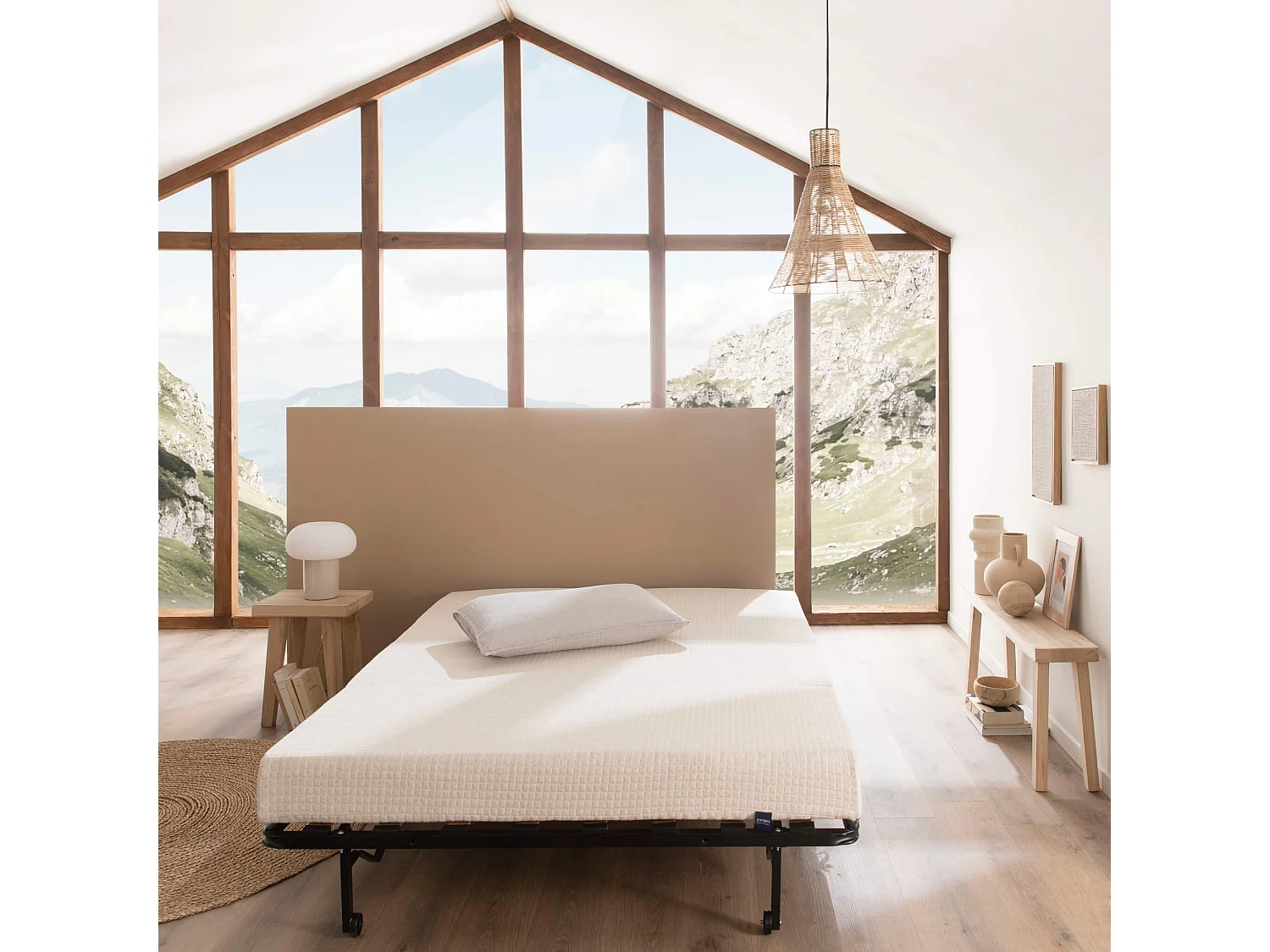 Matelas BZ naturel 100% latex naturel Aube - SOMEO 140x190