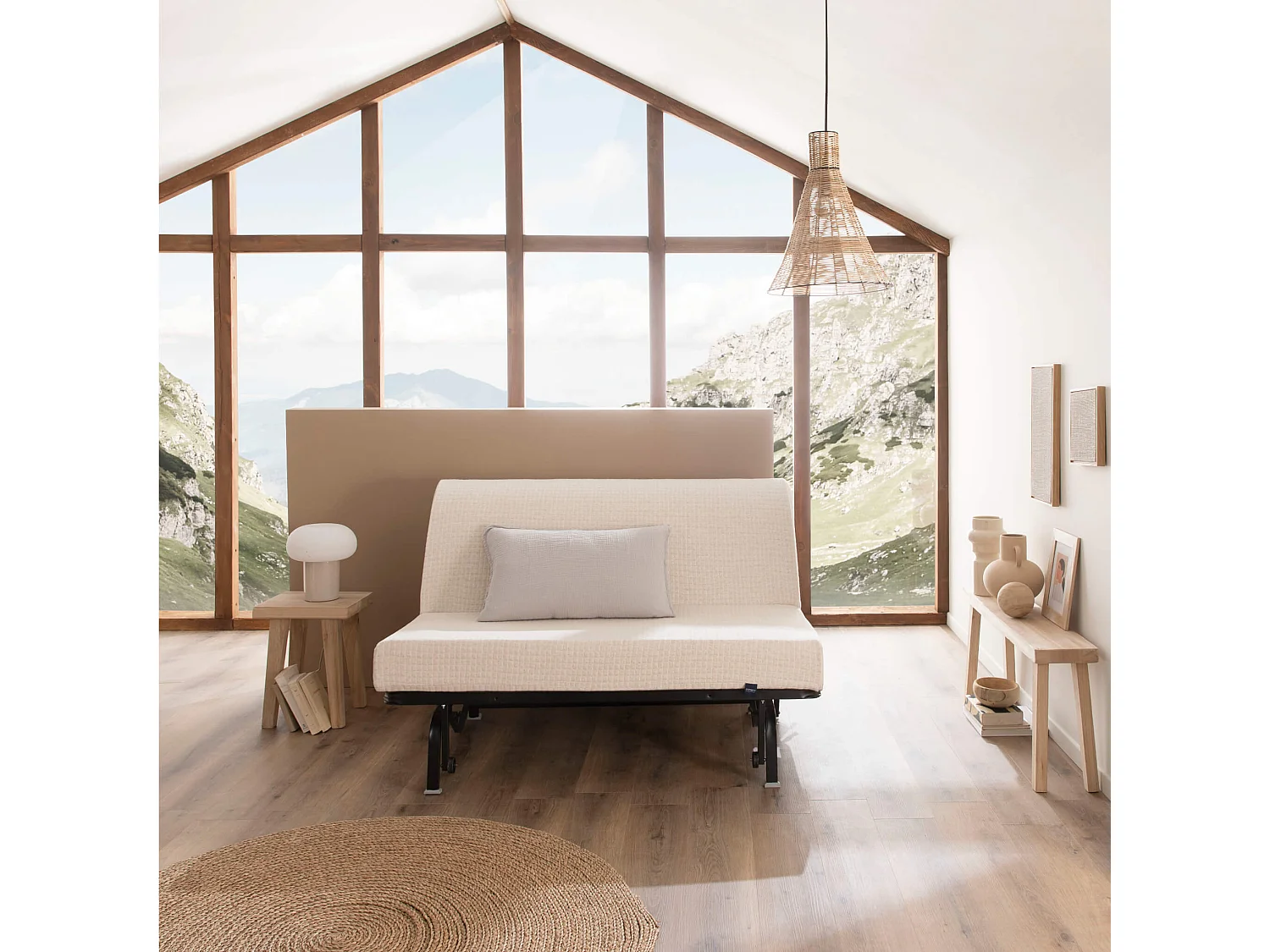 Matelas BZ naturel 100% latex naturel Aube - SOMEO 140x190