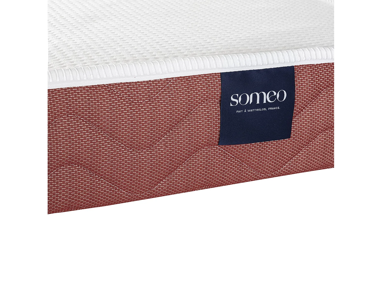 Matelas clic-clac 100% latex Crépuscule 400 - SOMEO 70+70x200
