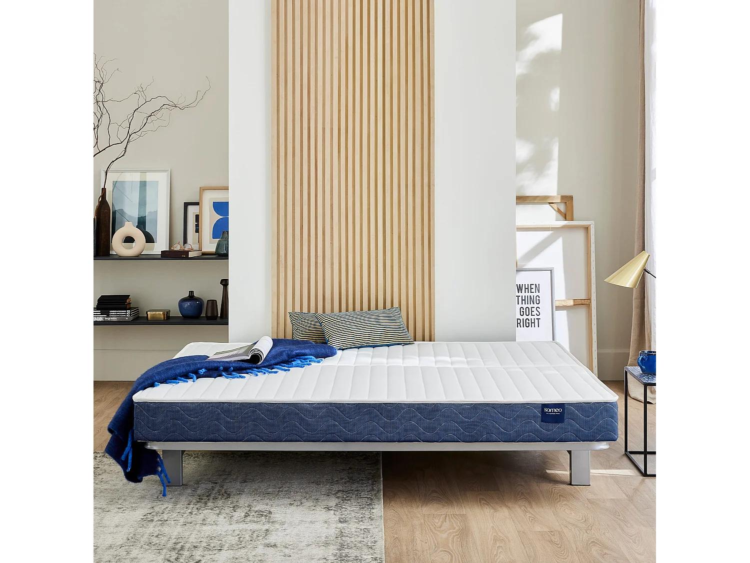 Matelas clic-clac ressorts Rêve 400 - SOMEO 70+70x200