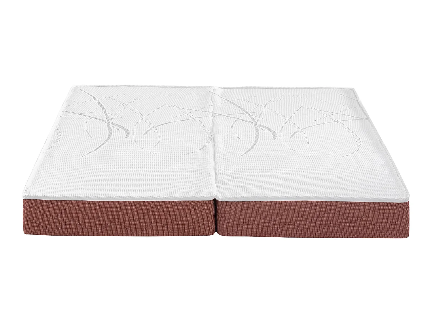 Matelas clic-clac 100% latex Crépuscule 400 - SOMEO 70+70x190