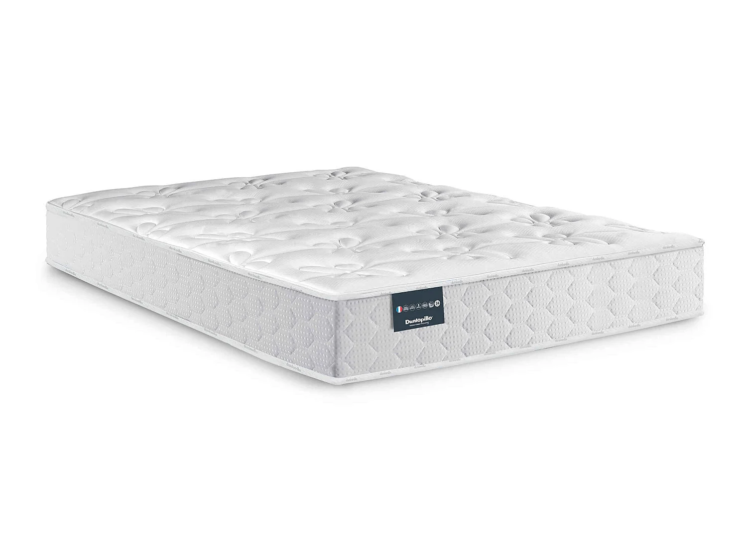 Matelas Dunlopillo ressorts ensachés, ferme et moelleux 23cm 140x190 JACINTHE