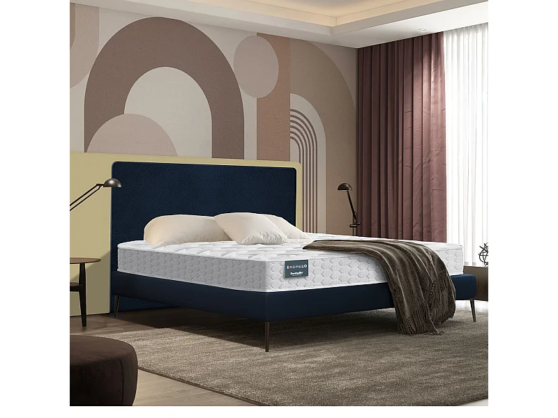 Matelas Dunlopillo mousse mémoire Aérial® moelleux 21cm NARCISSE 140x190