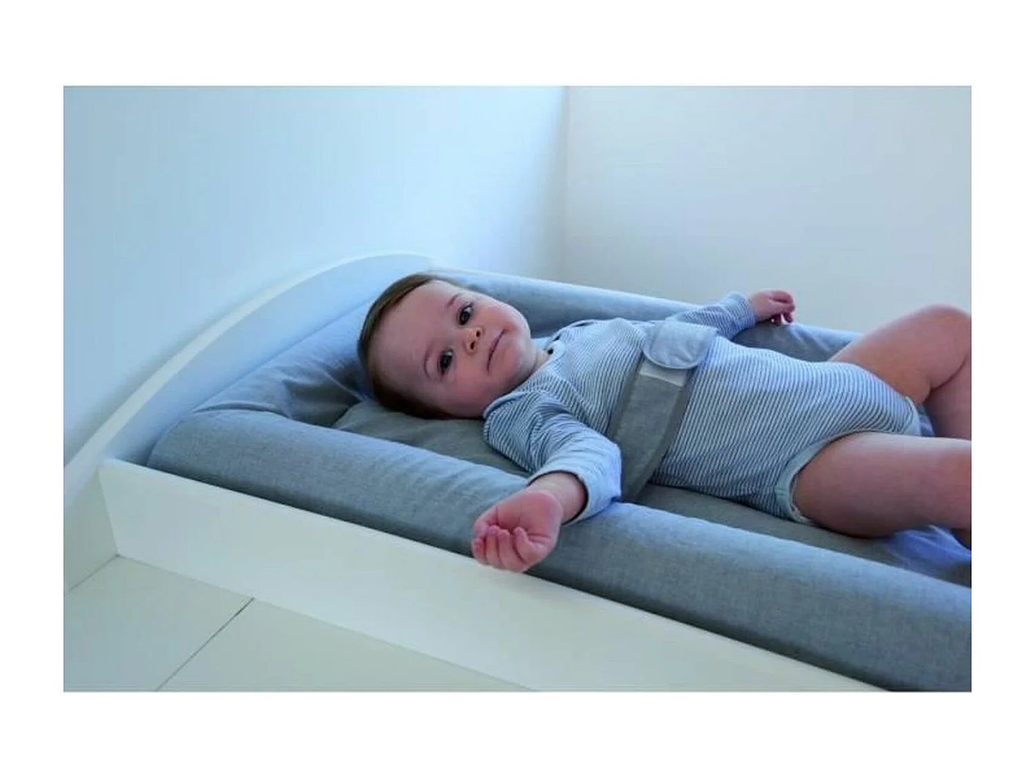 Matelas à langer bébé MAT'CONFORT gris 50x70 cm