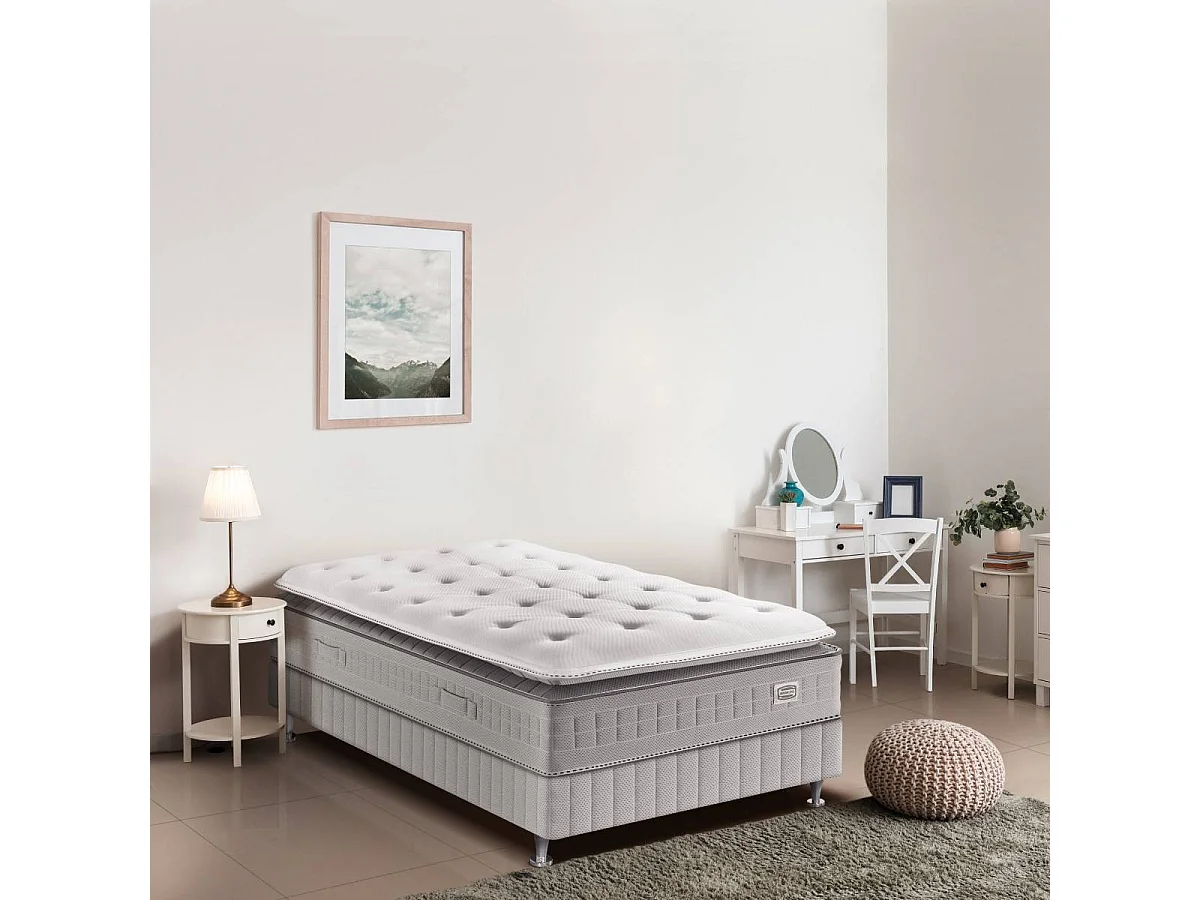 Matelas EXTENSION 90x200, ressort ensachés, ferme, H29
