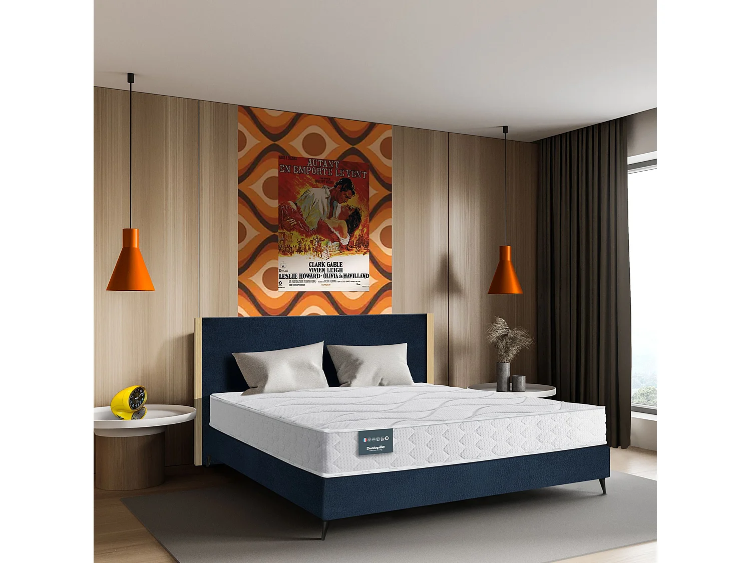 Matelas Dunlopillo Aérial® ferme 18 cm TULIPE 180x200