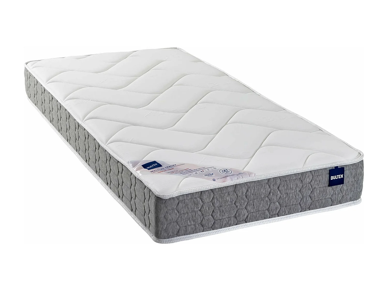 Matelas Bultex nano confort ferme TRACKY 90x190