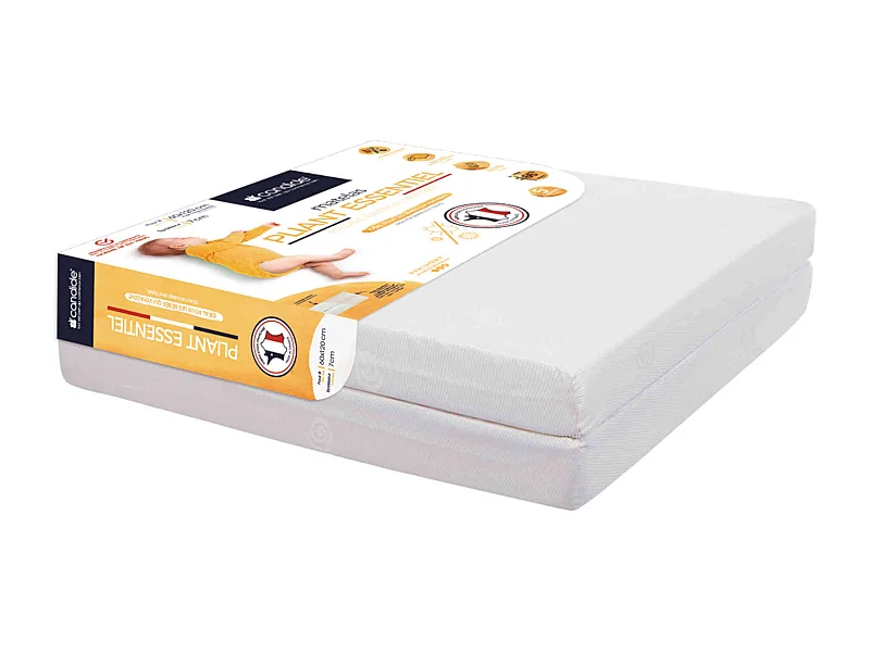 Matelas bébé pliant ESSENTIEL 60x120 cm