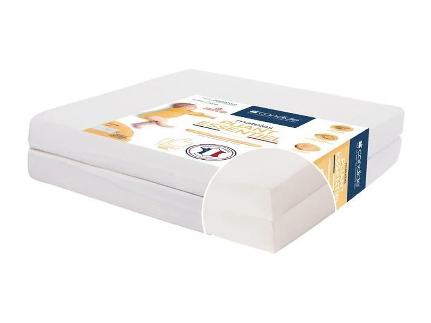Matelas bébé pliant ESSENTIEL 60x120 cm
