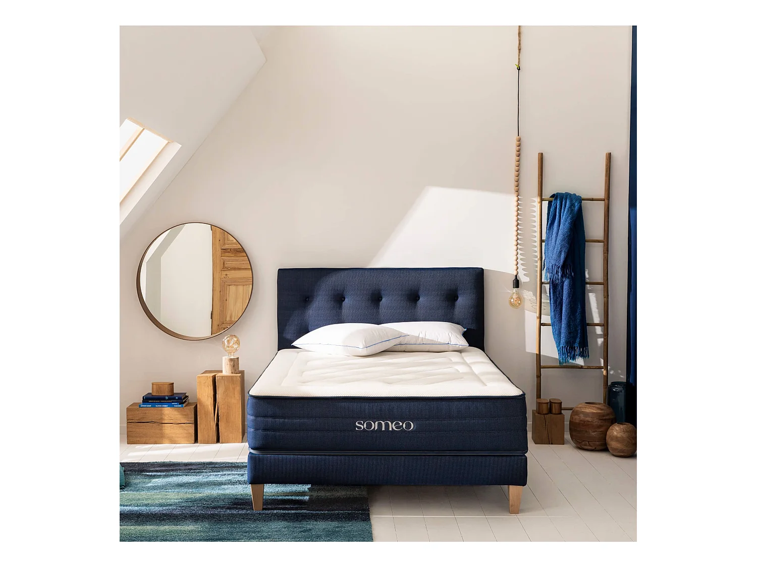 Matelas ressorts, latex et mémoire de forme Rêve 700 - SOMEO 180x200