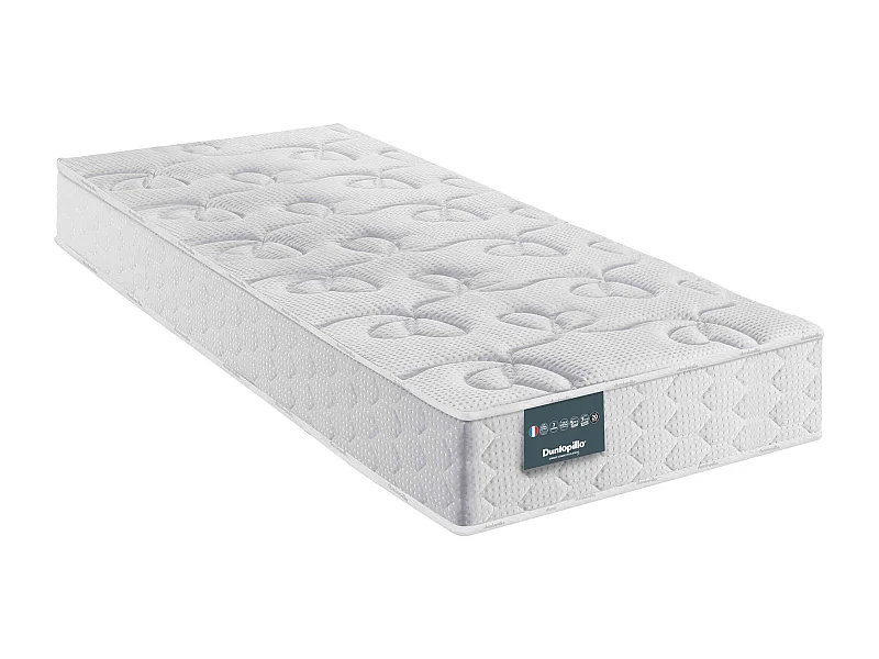 Matelas Dunlopillo 100% latex ferme 7 zones 20cm DAHLIA 90x190