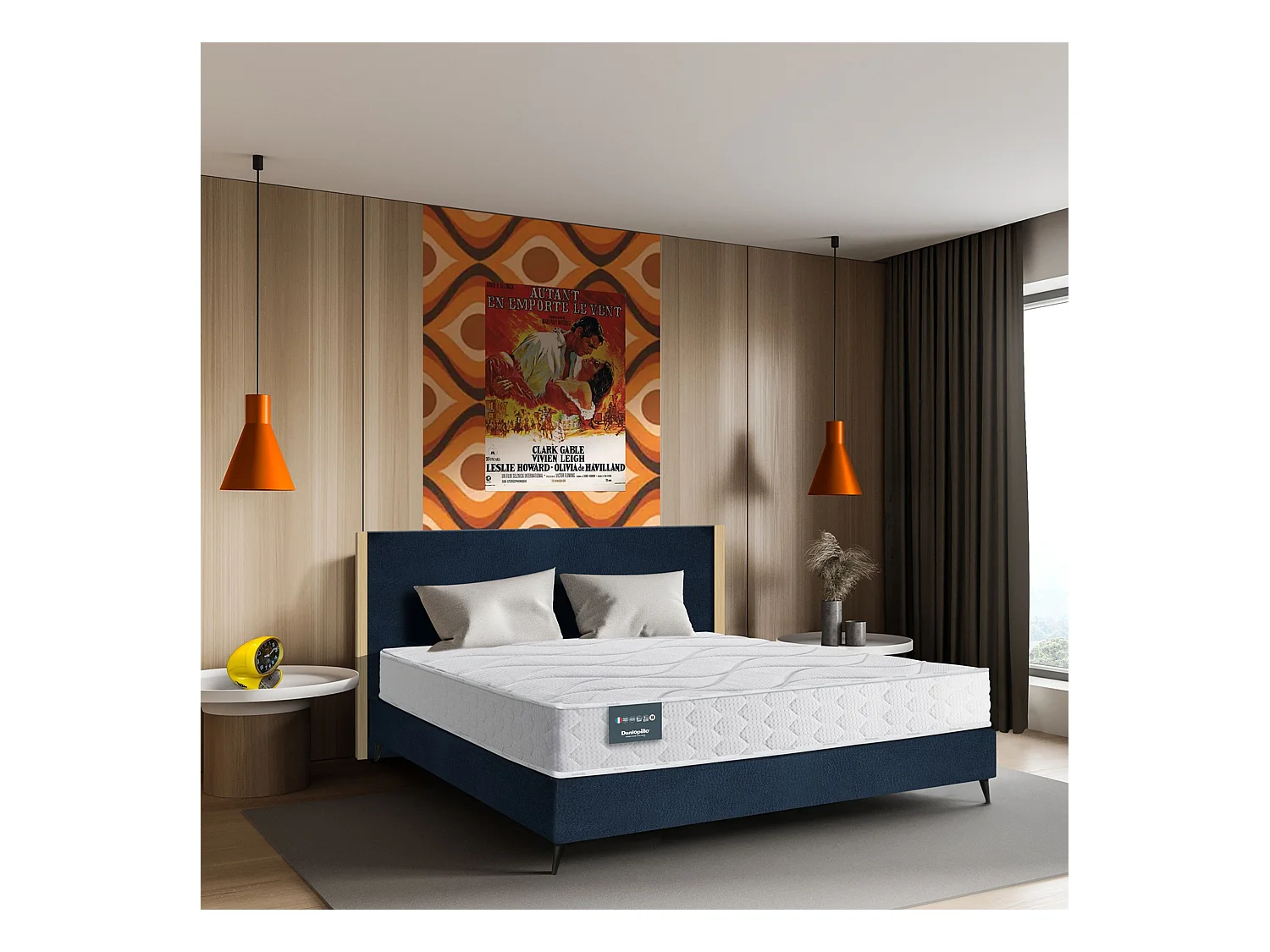 Matelas Dunlopillo Aérial® ferme 18 cm TULIPE 120x190