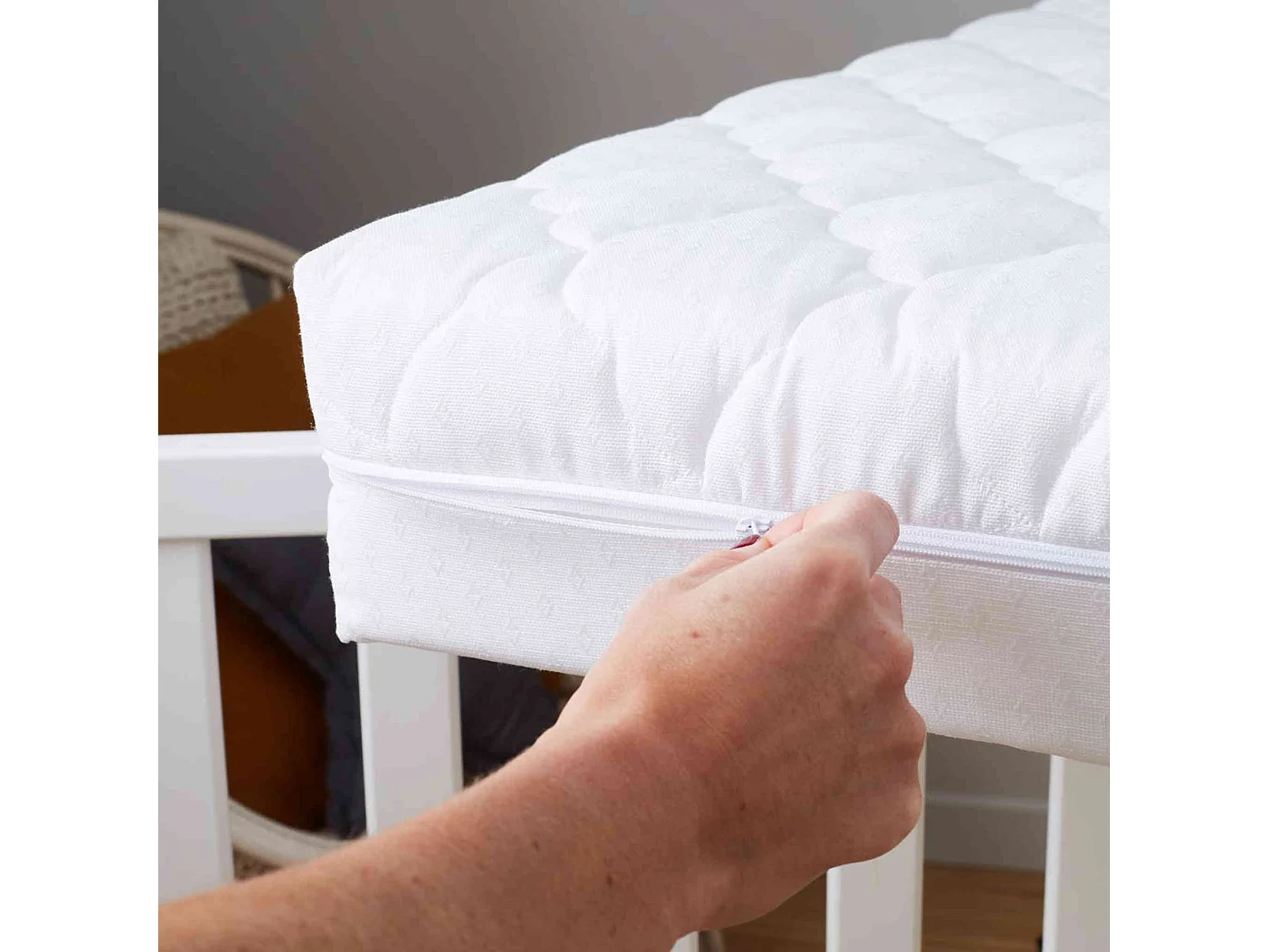 Matelas bébé déhoussable ultra-doux BAMBOO sans traitement 60x120