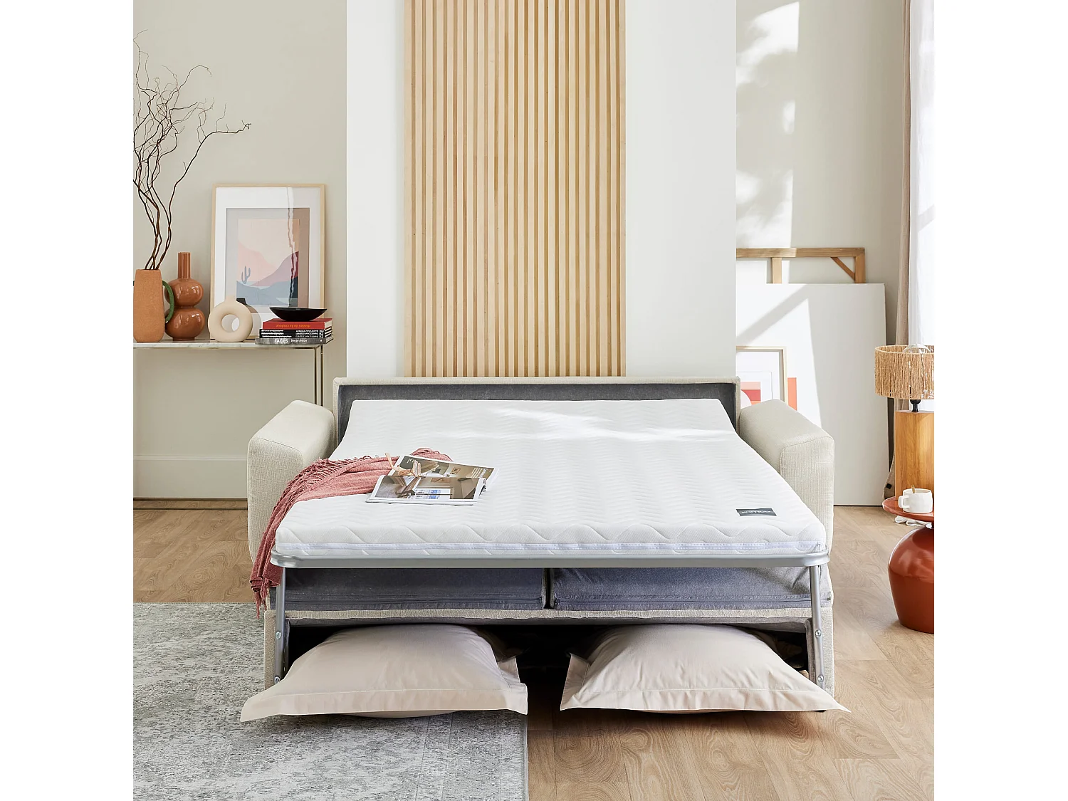 Matelas pour canapé-lit convertible latex Crépuscule 400 - SOMEO 115x185