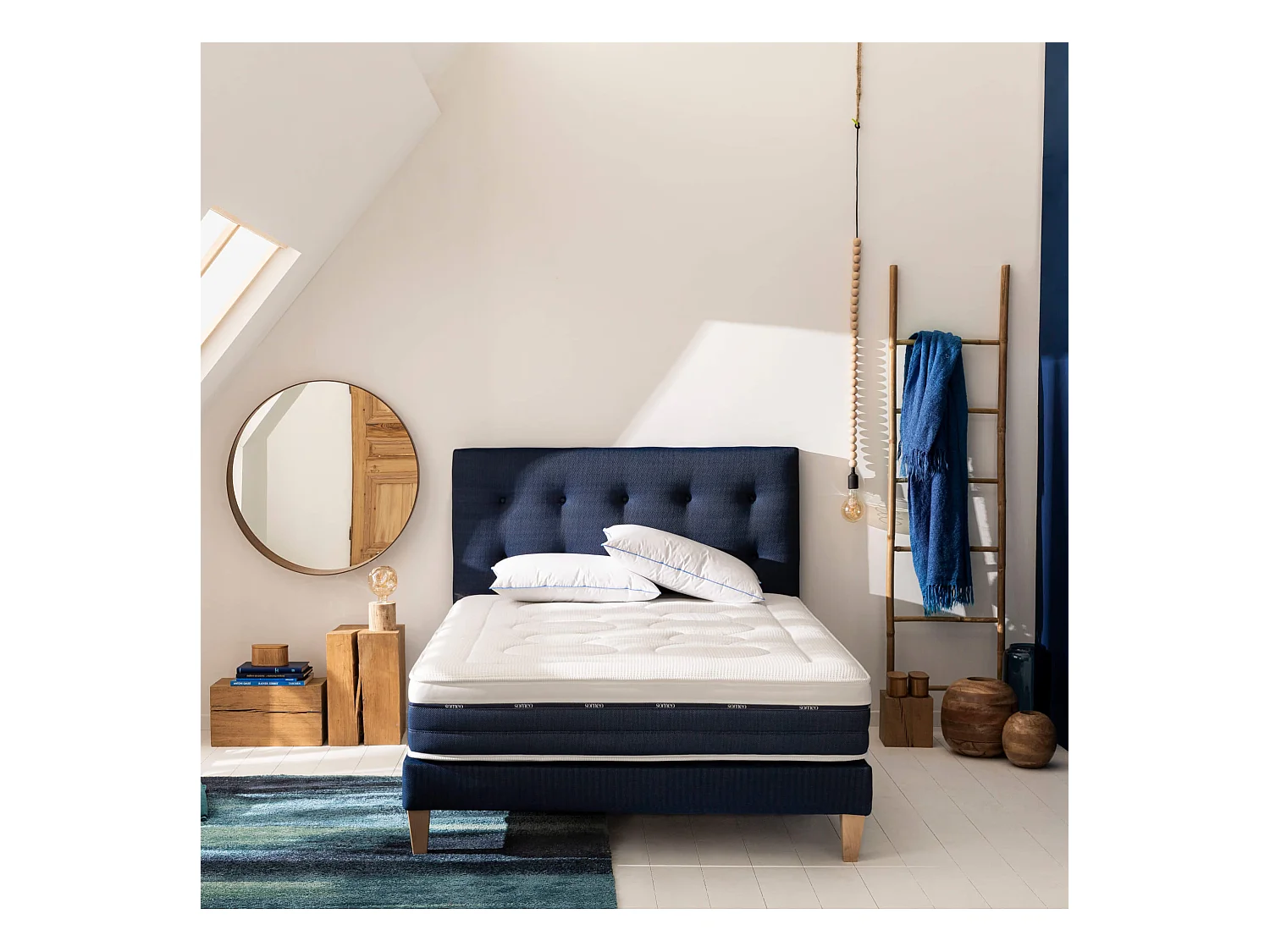 Matelas ressorts et mémoire de forme Rêve 600 - SOMEO 90x200