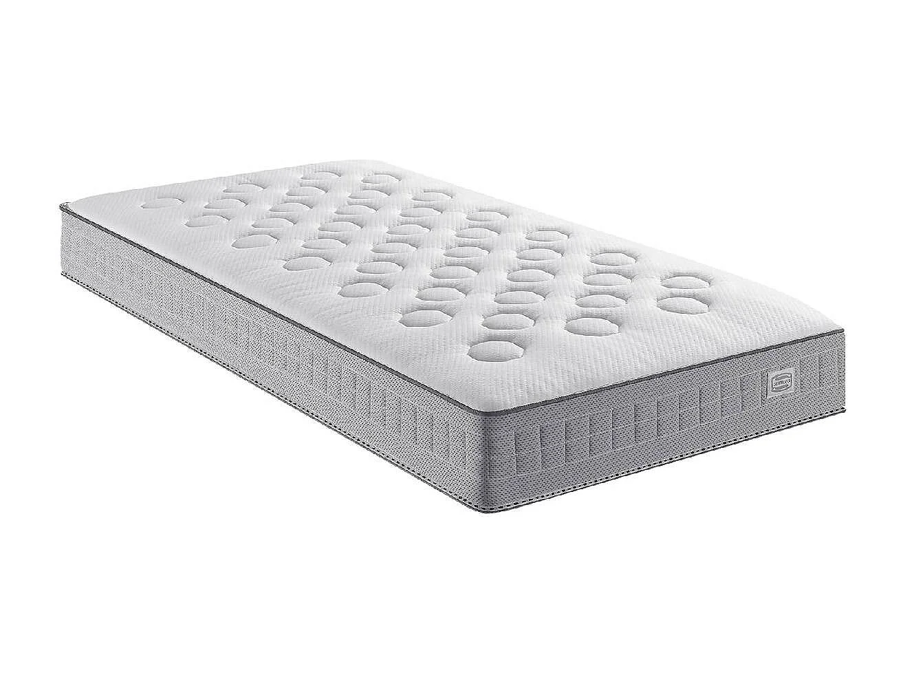 Matelas INITIAL 90x190, ressort ensachés, ferme, H23