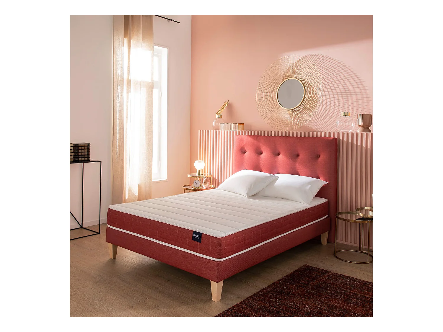 Matelas couchage latex Crépuscule 400 - SOMEO 100x200