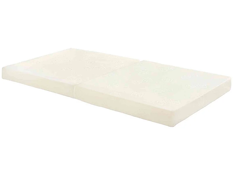 Matelas bébé pliant 2 parties déhoussable NOMADE PREMIUM 60x120
