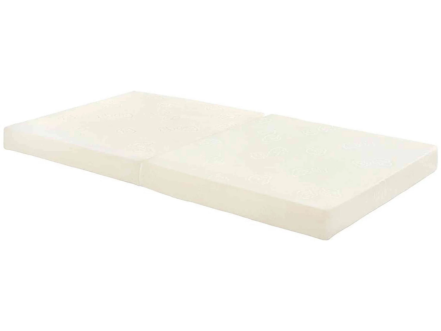 Matelas bébé pliant 2 parties déhoussable NOMADE PREMIUM 60x120