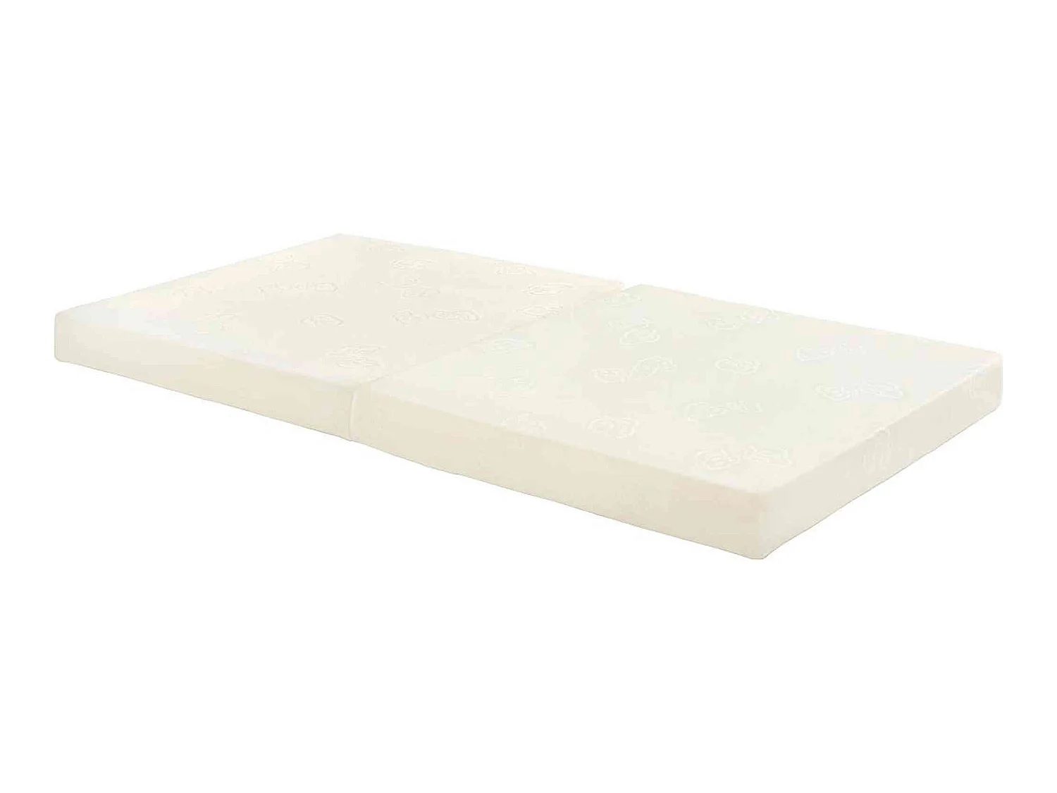 Matelas bébé pliant 2 parties déhoussable NOMADE PREMIUM 60x120