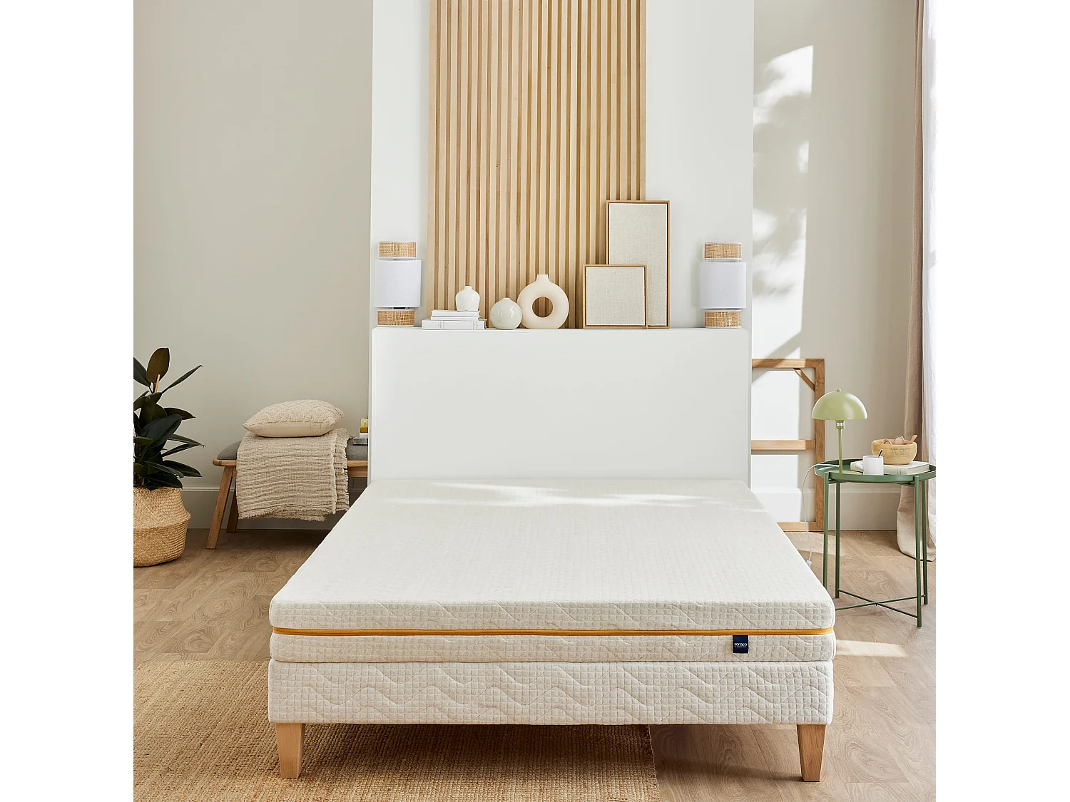 Matelas mousse recyclée Aube 400 - SOMEO 180x200