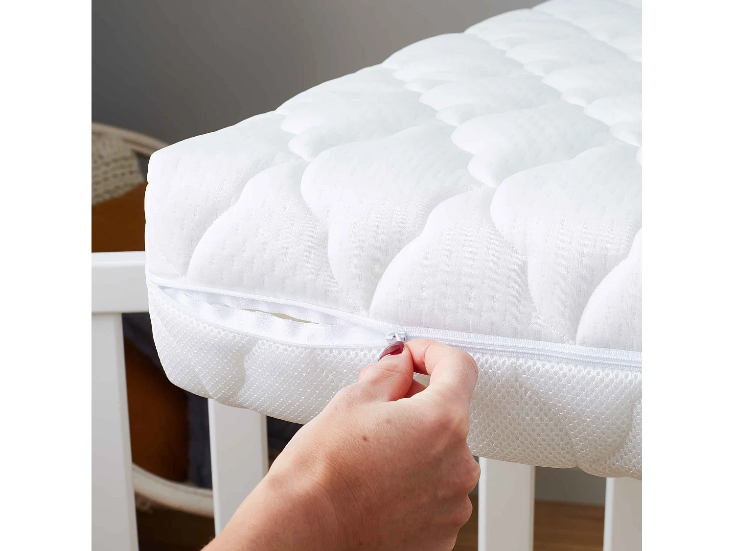 Matelas bébé déhoussable faces été / hiver PARFAIT 60x120