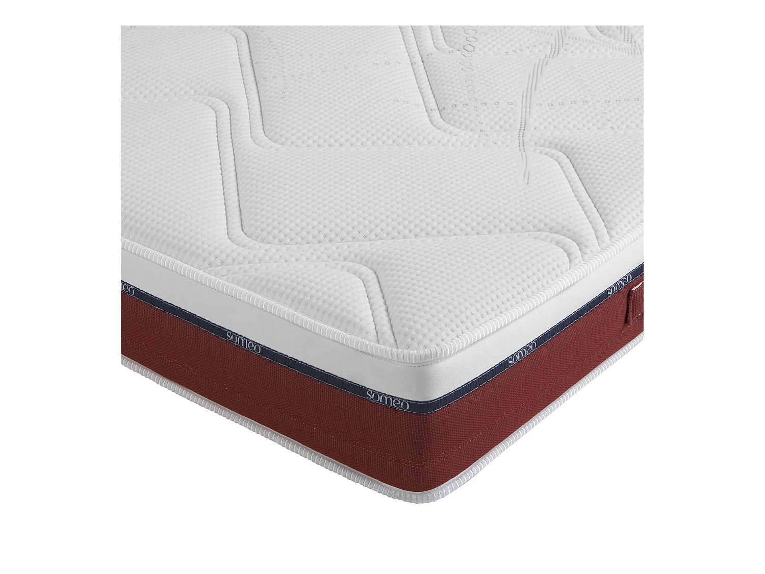 Matelas pour lit électrique 100% latex Crépuscule 600 - SOMEO 2x80x200