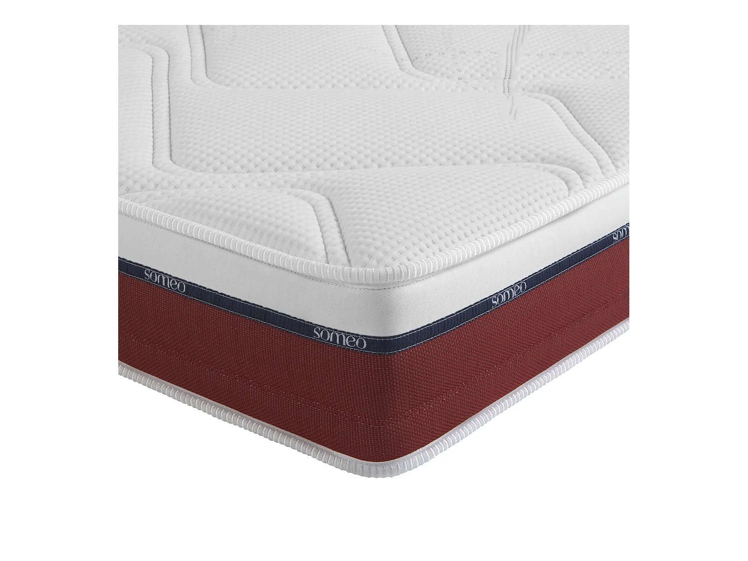 Matelas pour lit électrique 100% latex Crépuscule 600 - SOMEO 2x80x200