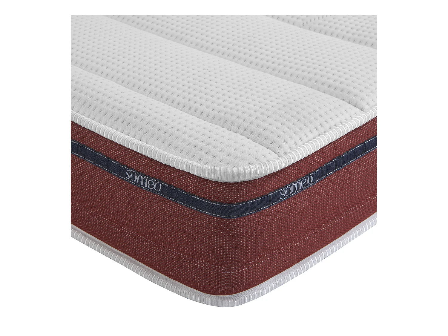 Matelas pour lit électrique 100% latex Crépuscule 500 - SOMEO 2x80x190